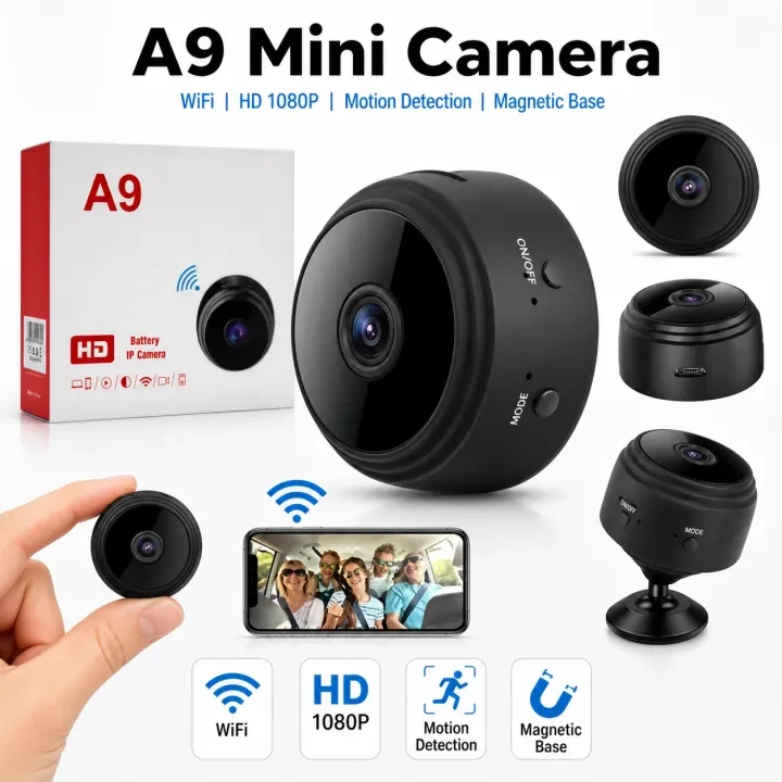 Night Vision A9 Mini WiFi Hidden Camera