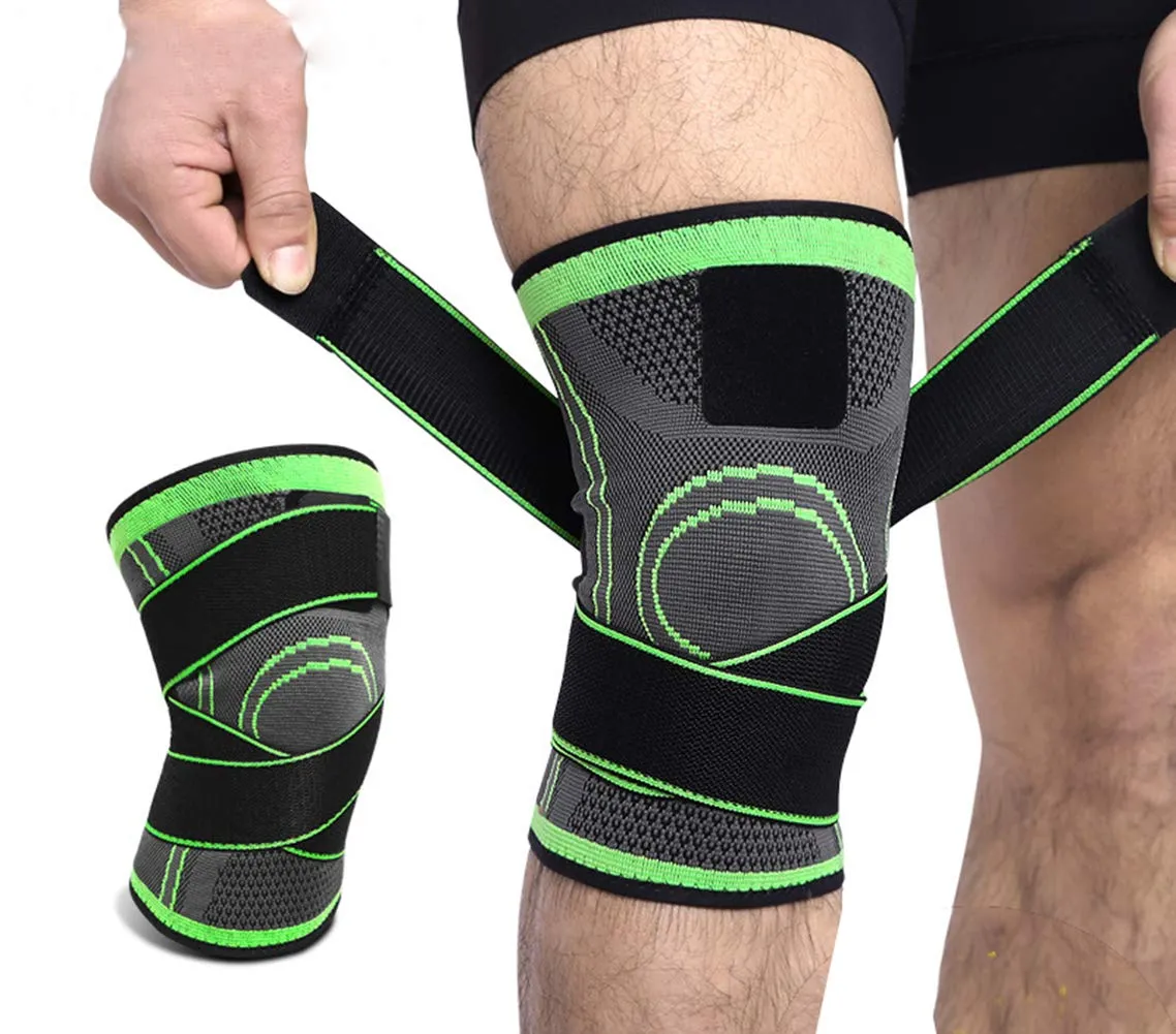 Knee Support Brace Compression Strap Sleeve Sports Protector Ligament adjustable Knee Cap Pad - thumb 19