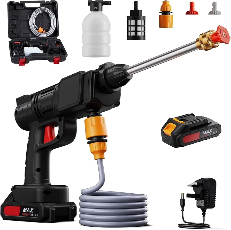 Rechargeable Car Washer Single Battery - thumb 3