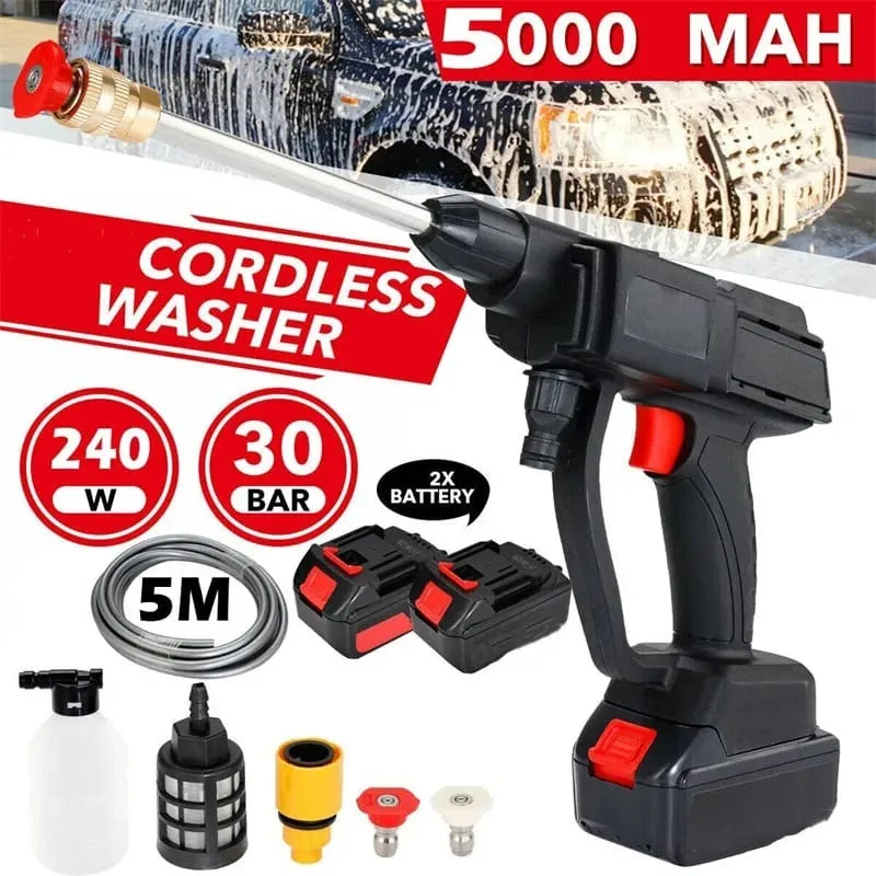 Rechargeable Car Washer Duble Battery - thumb 2