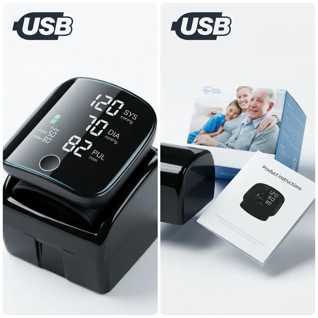 Rechargeable Digital Blood Pressure Monitor - thumb 7