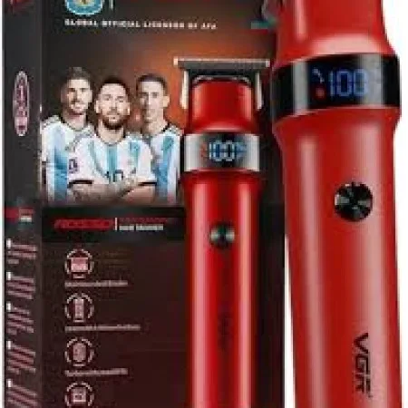 VGR V-987 Rosso Professional Beard and Moustache Trimmer for Men - thumb 4
