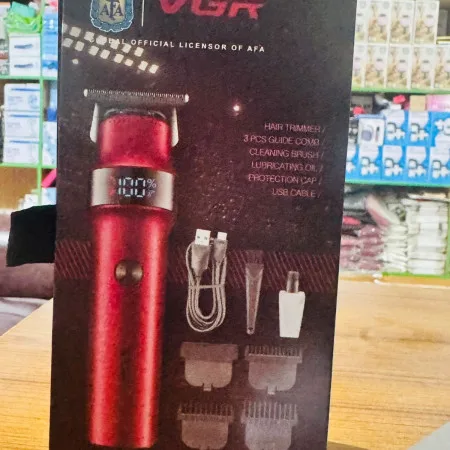 VGR V-987 Rosso Professional Beard and Moustache Trimmer for Men - thumb 5