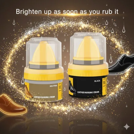 2 pcs leather shoe polish(1 pcs Black+1 pcs Brown) - thumb 2
