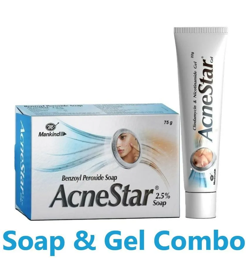 Acne Star Soap 75g & Acne Star Gel 22g